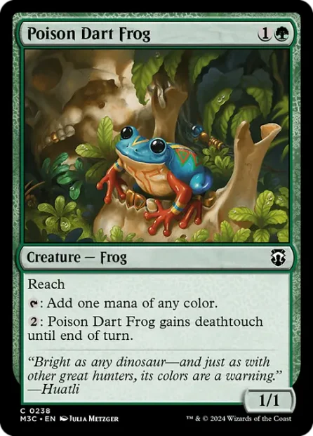 Poison Dart Frog, Modern Horizons 3 Commander — Magic: The Gathering card