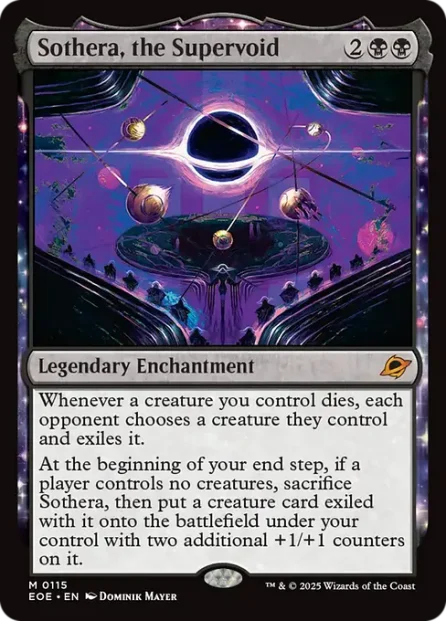 Sothera, the Supervoid, Edge of Eternities — Magic: The Gathering card