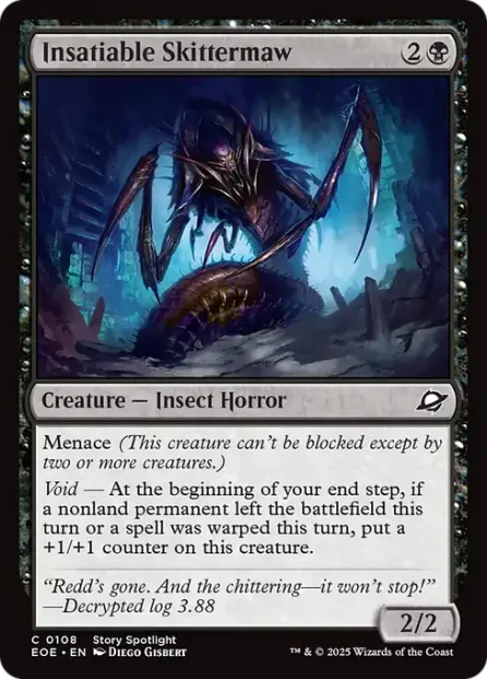 Insatiable Skittermaw, Edge of Eternities — Magic: The Gathering card