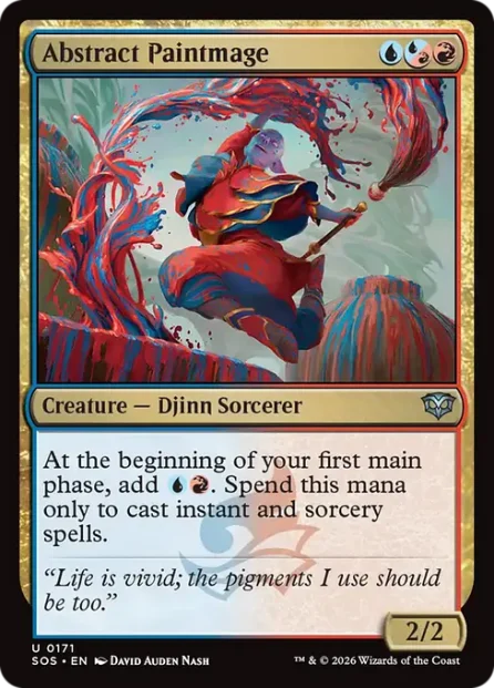 Abstract Paintmage, Secrets of Strixhaven — Magic: The Gathering card