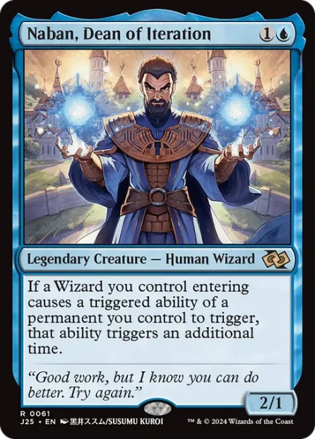 Naban, Dean of Iteration, Foundations Jumpstart — Magic: The Gathering card