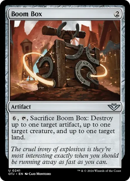 Boom Box, Outlaws of Thunder Junction — Magic: The Gathering card