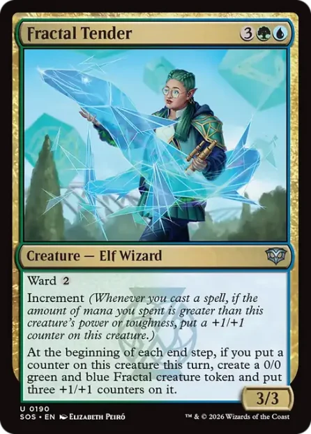 Fractal Tender, Secrets of Strixhaven — Magic: The Gathering card