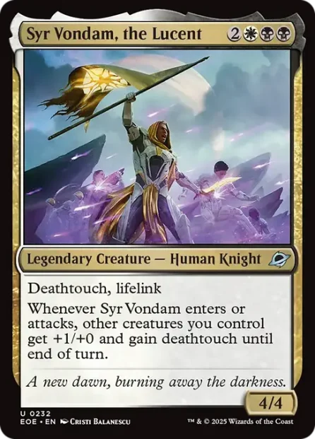 Syr Vondam, the Lucent, Edge of Eternities — Magic: The Gathering card