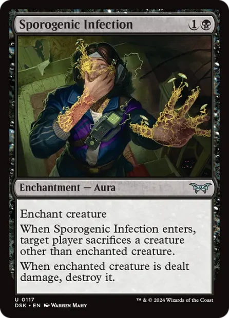 Sporogenic Infection, Duskmourn: House of Horror — Magic: The Gathering card