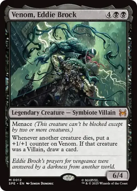 Venom, Eddie Brock, Marvel's Spider-Man Eternal — Magic: The Gathering card