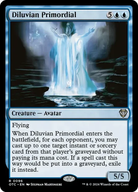 Diluvian Primordial, Outlaws of Thunder Junction Commander — Magic: The Gathering card
