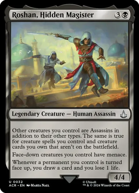 Roshan, Hidden Magister, Assassin's Creed — Magic: The Gathering card