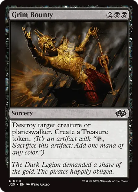 Grim Bounty, Foundations Jumpstart — Magic: The Gathering card