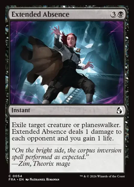 Extended Absence, Reality Fracture — Magic: The Gathering card