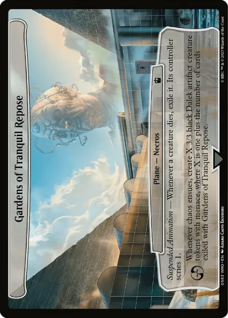 Gardens of Tranquil Repose, Doctor Who — Magic: The Gathering card