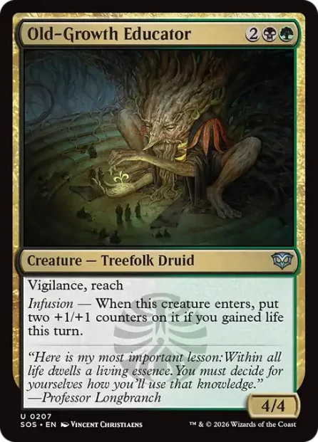 Old-Growth Educator, Secrets of Strixhaven — Magic: The Gathering card