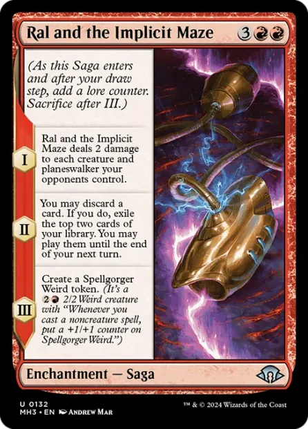Ral and the Implicit Maze, Modern Horizons 3 — Magic: The Gathering card