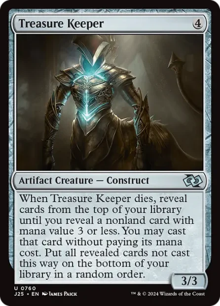 Treasure Keeper, Foundations Jumpstart — Magic: The Gathering card