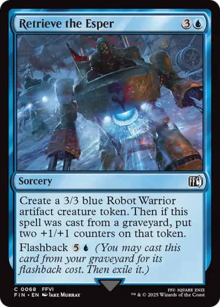 Retrieve the Esper, Final Fantasy — Magic: The Gathering card