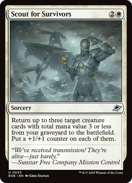 Scout for Survivors, Edge of Eternities — Magic: The Gathering card
