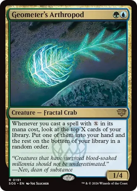Geometer's Arthropod, Secrets of Strixhaven — Magic: The Gathering card