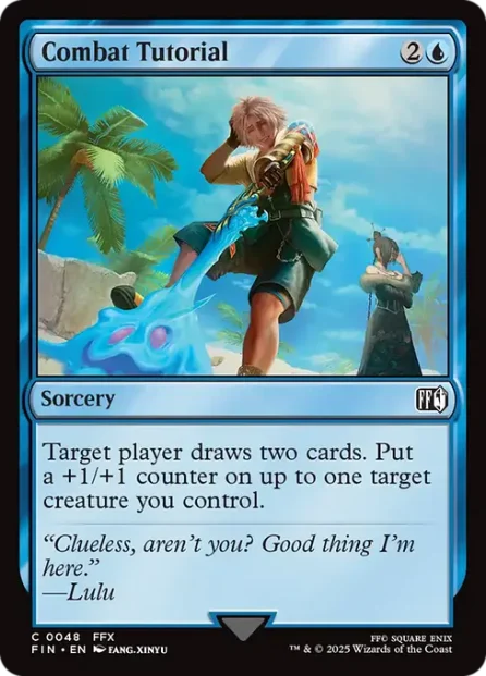 Combat Tutorial, Final Fantasy — Magic: The Gathering card