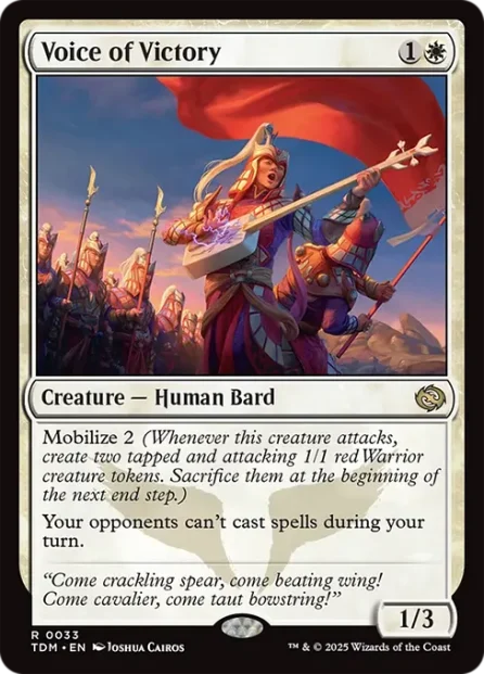 Voice of Victory, Tarkir: Dragonstorm — Magic: The Gathering card