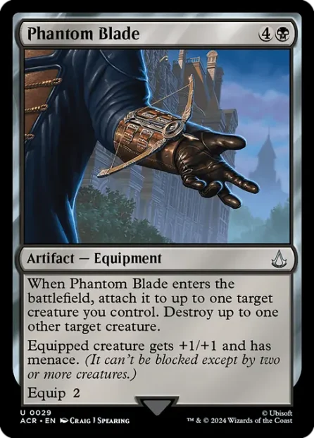 Phantom Blade, Assassin's Creed — Magic: The Gathering card