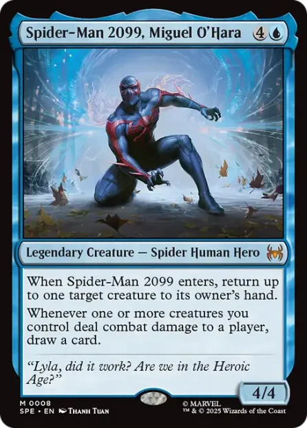 Spider-Man 2099, Miguel O'Hara, Marvel's Spider-Man Eternal — Magic: The Gathering card