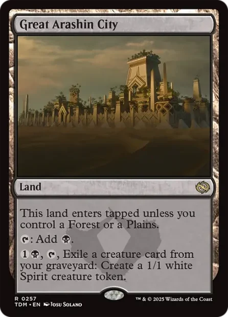 Great Arashin City, Tarkir: Dragonstorm — Magic: The Gathering card
