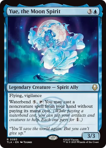 Yue, the Moon Spirit, Avatar: The Last Airbender — Magic: The Gathering card