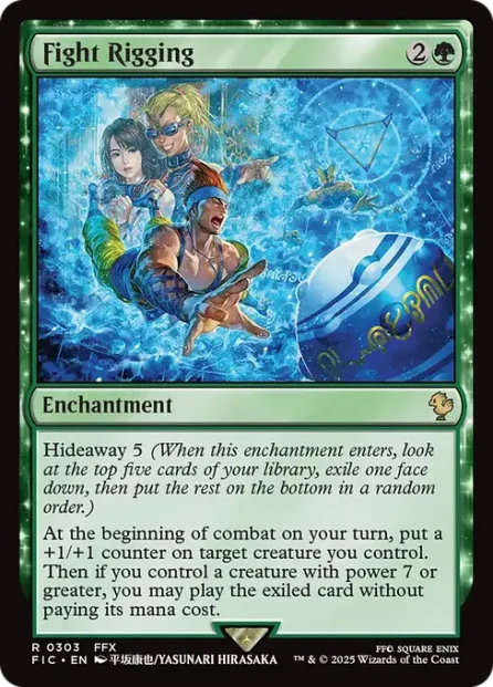 Fight Rigging, Final Fantasy Commander — Magic: The Gathering card