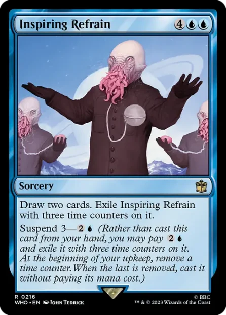 Inspiring Refrain, Doctor Who — Magic: The Gathering card