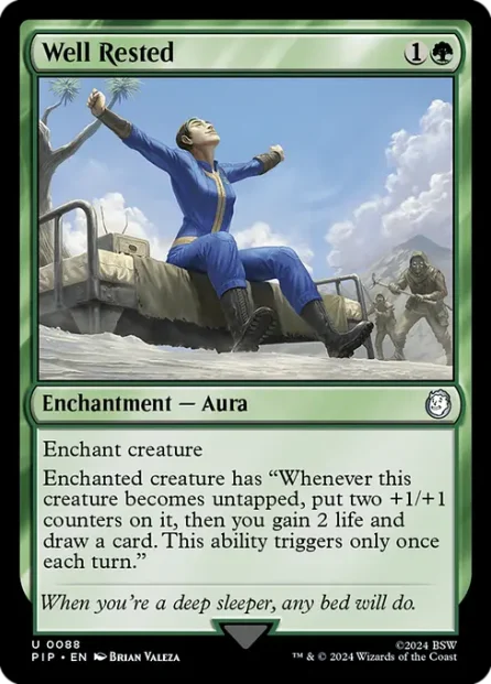 Well Rested, Fallout — Magic: The Gathering card