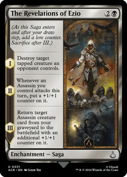 The Revelations of Ezio, Assassin's Creed — Magic: The Gathering card