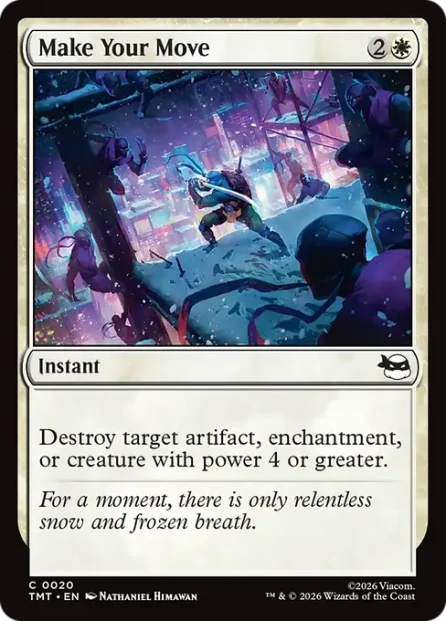 Make Your Move, Teenage Mutant Ninja Turtles — Magic: The Gathering card