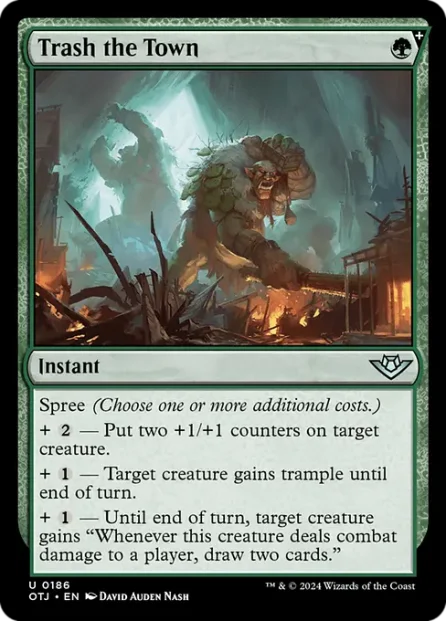 Trash the Town, Outlaws of Thunder Junction — Magic: The Gathering card