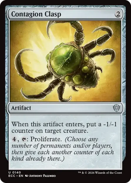 Contagion Clasp, Lorwyn Eclipsed Commander — Magic: The Gathering card