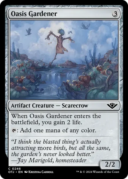 Oasis Gardener, Outlaws of Thunder Junction — Magic: The Gathering card
