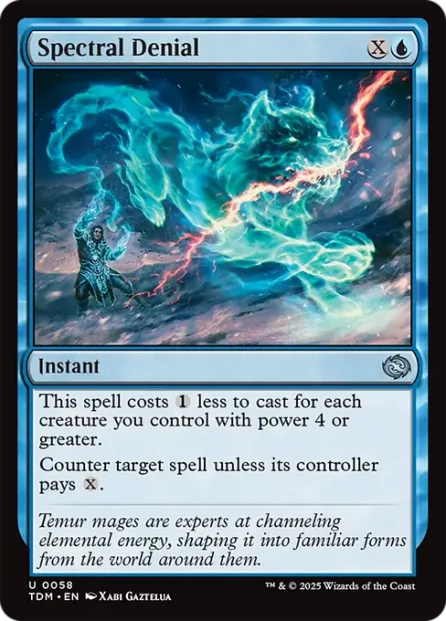 Spectral Denial, Tarkir: Dragonstorm — Magic: The Gathering card