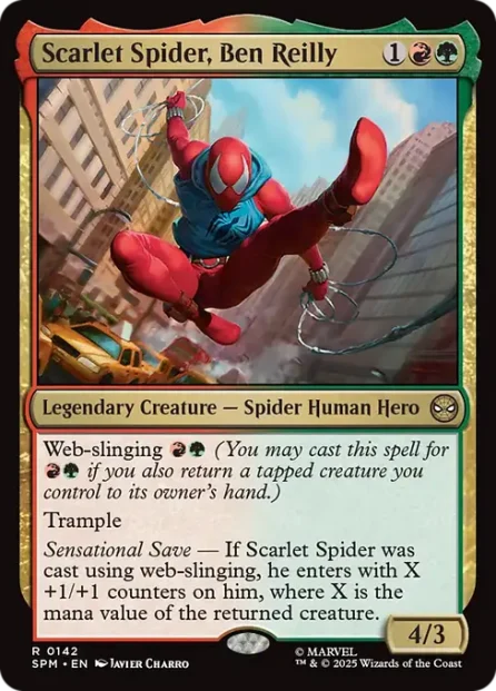 Scarlet Spider, Ben Reilly, Marvel's Spider-Man — Magic: The Gathering card