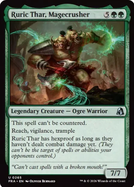 Ruric Thar, Magecrusher, Reality Fracture — Magic: The Gathering card