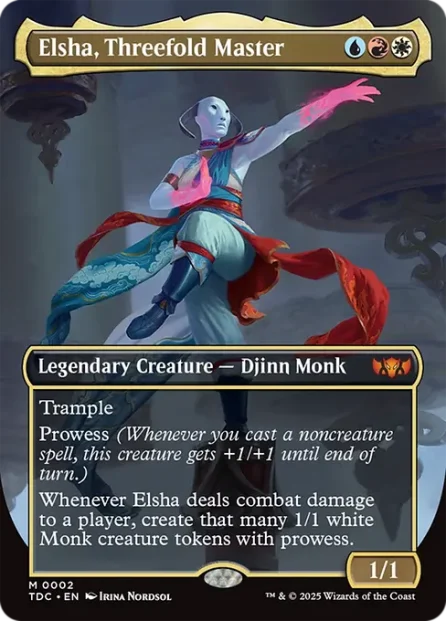 Elsha, Threefold Master, Tarkir: Dragonstorm Commander — Magic: The Gathering card