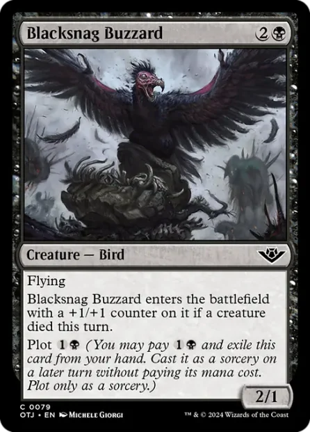 Blacksnag Buzzard, Outlaws of Thunder Junction — Magic: The Gathering card