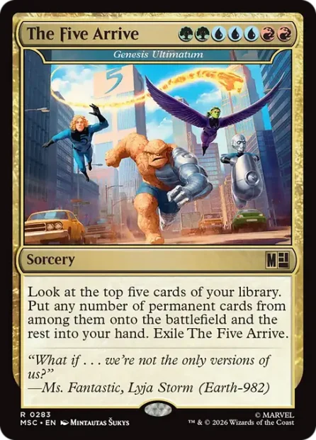 Genesis Ultimatum, Marvel Super Heroes Commander — Magic: The Gathering card