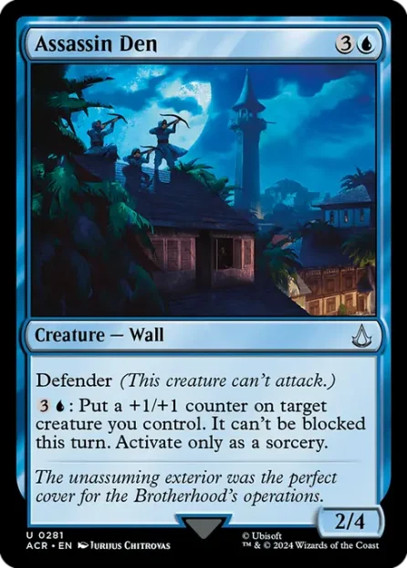 Assassin Den, Assassin's Creed — Magic: The Gathering card