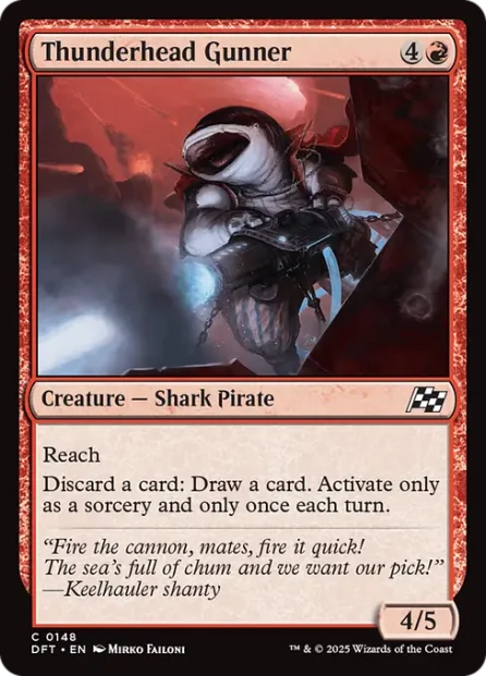Thunderhead Gunner, Aetherdrift — Magic: The Gathering card