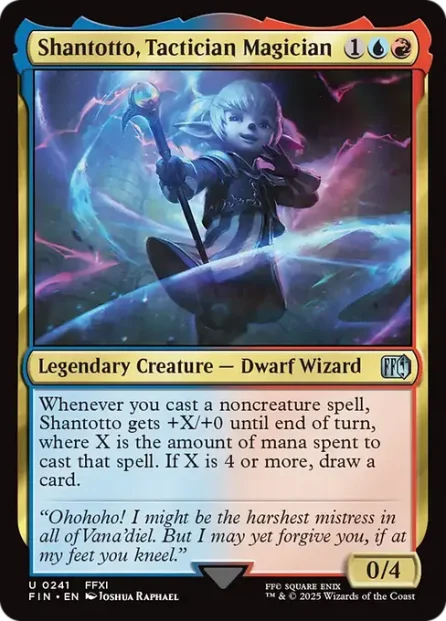 Shantotto, Tactician Magician, Final Fantasy — Magic: The Gathering card