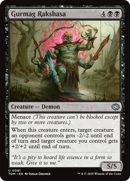 Gurmag Rakshasa, Tarkir: Dragonstorm — Magic: The Gathering card