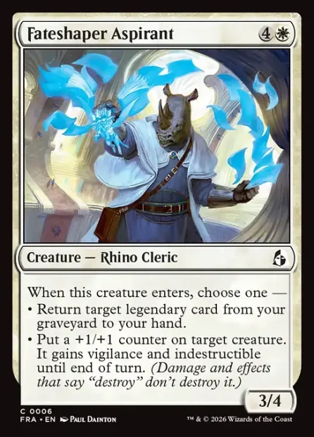 Fateshaper Aspirant, Reality Fracture — Magic: The Gathering card