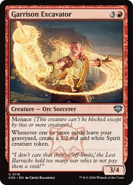 Garrison Excavator, Secrets of Strixhaven — Magic: The Gathering card