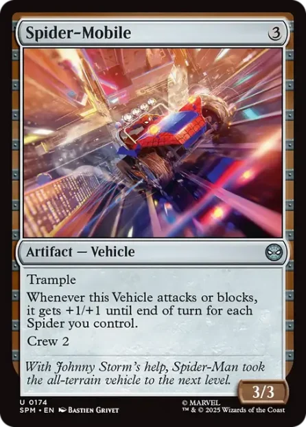 Spider-Mobile, Marvel's Spider-Man — Magic: The Gathering card
