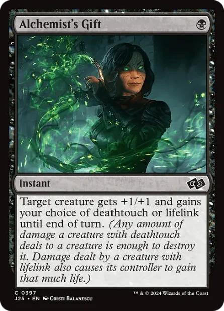 Alchemist's Gift, Foundations Jumpstart — Magic: The Gathering card