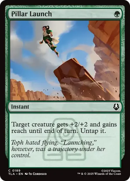 Pillar Launch, Avatar: The Last Airbender — Magic: The Gathering card